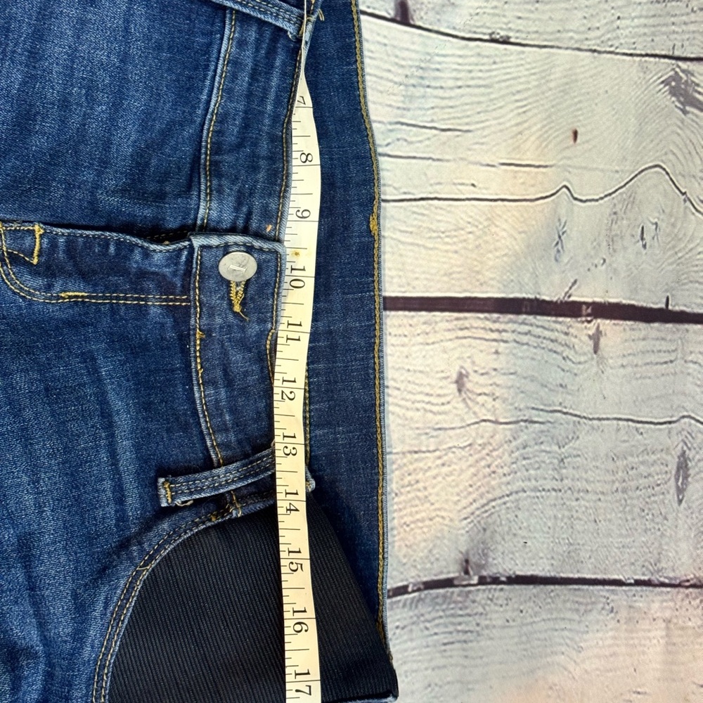 Isabel Maternity by Ingrid & Isabel Dark Blue Distressed Jeans - Picture 4 of 5
